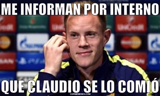Chile venció 4-2 a Panamá y clasificó a los cuartos de final de la Copa América Centenario. Sin embargo, fue la baja actuación de Claudio Bravo durante el cotejo el blanco de los memes en las redes sociales. Chile venció 4-2 a Panamá y clasificó a los cuartos de final de la Copa América Centenario. Sin embargo, fue la baja actuación de Claudio Bravo durante el cotejo el blanco de los memes en las redes sociales.