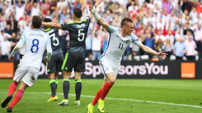 Inglaterra superó en los descuentos a Gales en la Eurocopa 2016 Inglaterra superó en los descuentos a Gales en la Eurocopa 2016