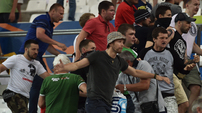 Tres hinchas rusos fueron condenados a prisión en Francia por incidentes en la Euro 2016 Tres hinchas rusos fueron condenados a prisión en Francia por incidentes en la Euro 2016