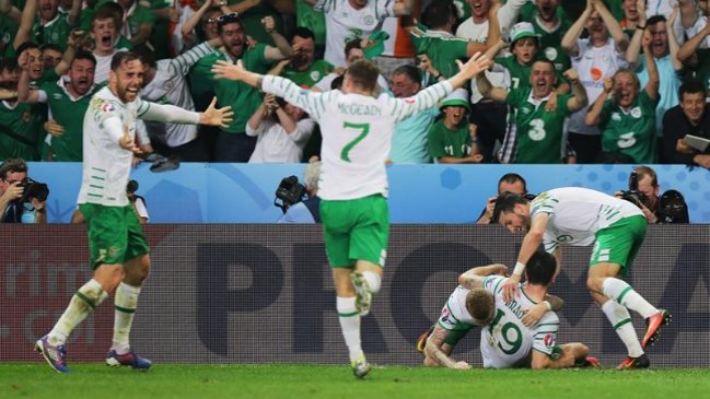 Irlanda clasificó a los octavos de final de la Eurocopa tras superar a Italia Irlanda clasificó a los octavos de final de la Eurocopa tras superar a Italia