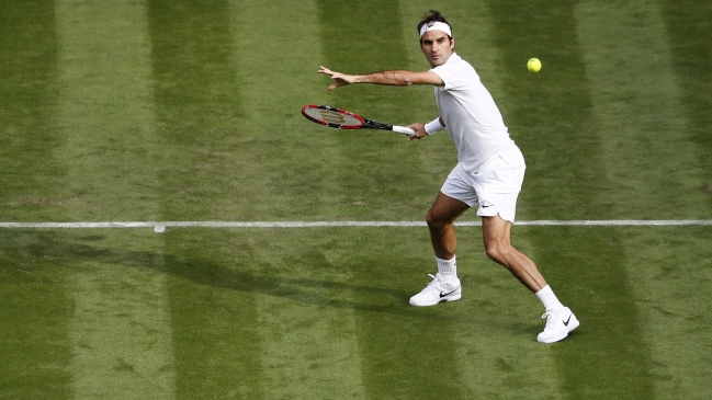 Roger Federer tuvo un sólido estreno ante Guido Pella en Wimbledon Roger Federer tuvo un sólido estreno ante Guido Pella en Wimbledon