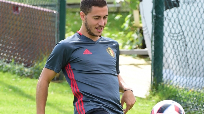 Hazard retomó los entrenamientos en Bélgica de cara al duelo con Gales Hazard retomó los entrenamientos en Bélgica de cara al duelo con Gales