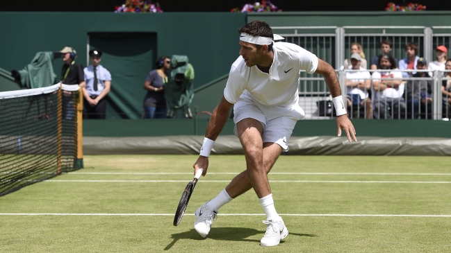 Lucas Pouille sacó de Wimbledon a Juan Martín del Potro en tercera ronda Lucas Pouille sacó de Wimbledon a Juan Martín del Potro en tercera ronda