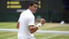 Milos Raonic accedió a la final de Wimbledon tras superar a Roger Federer