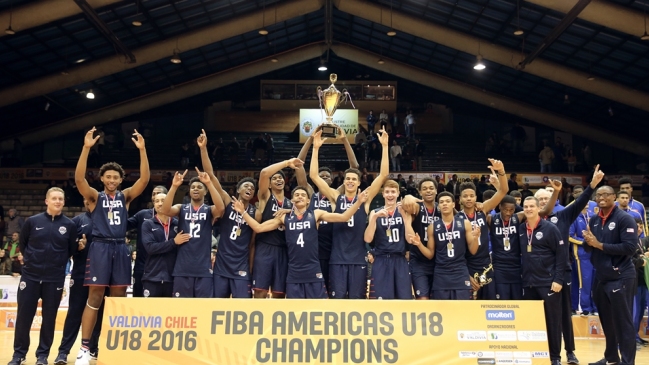 Estados Unidos es el nuevo campeón del Premundial Sub 18 de baloncesto Estados Unidos es el nuevo campeón del Premundial Sub 18 de baloncesto