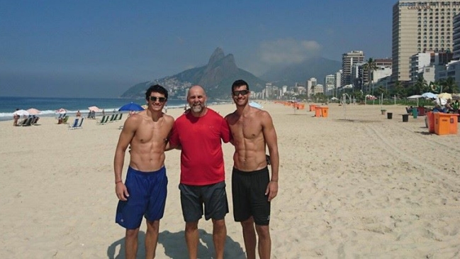 Marco Grimalt retomó los entrenamientos en Río de Janeiro Marco Grimalt retomó los entrenamientos en Río de Janeiro