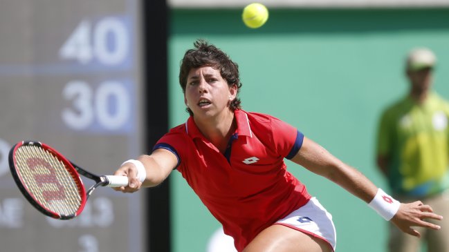 Carla Suárez Navarro eliminó a Ana Ivanovic en la competencia femenina de Río 2016 Carla Suárez Navarro eliminó a Ana Ivanovic en la competencia femenina de Río 2016