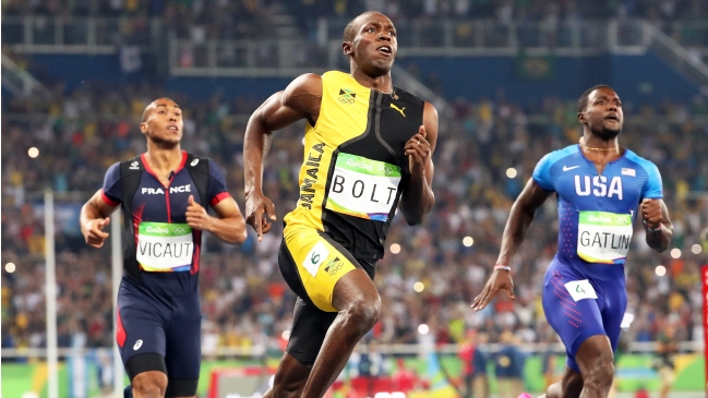 Usain Bolt consiguió su tercera medalla de oro en los 100 metros planos Usain Bolt consiguió su tercera medalla de oro en los 100 metros planos