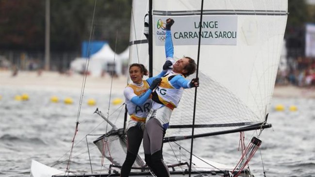Argentina obtuvo una nueva medalla de oro en vela mixta en Río 2016 Argentina obtuvo una nueva medalla de oro en vela mixta en Río 2016