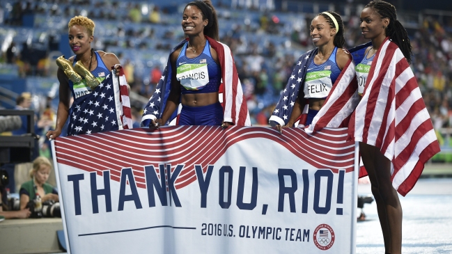 Estados Unidos se quedó con los dos relevos 4x400 en Río 2016 Estados Unidos se quedó con los dos relevos 4x400 en Río 2016