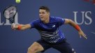 Milos Raonic venció a Dustin Brown en su debut en el US Open