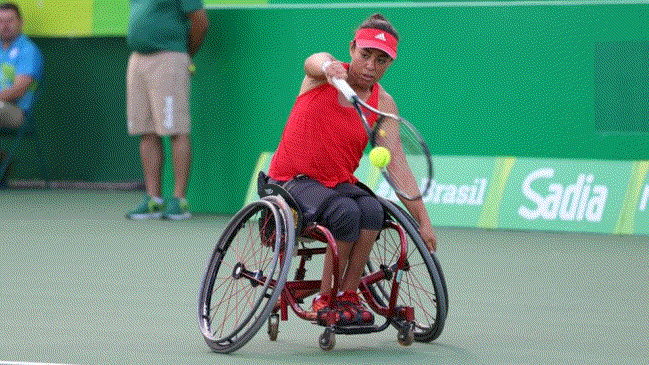 Macarena Cabrillana perdió en segunda ronda del tenis paralímpico de Río 2016 Macarena Cabrillana perdió en segunda ronda del tenis paralímpico de Río 2016