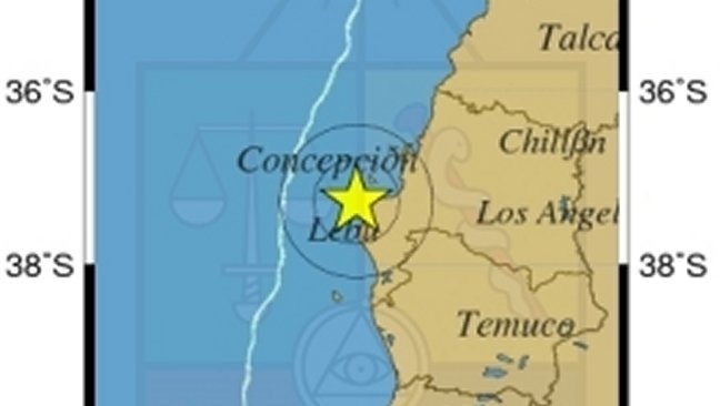 Sismo de menor intensidad en la Región del Biobío Sismo de menor intensidad en la Región del Biobío