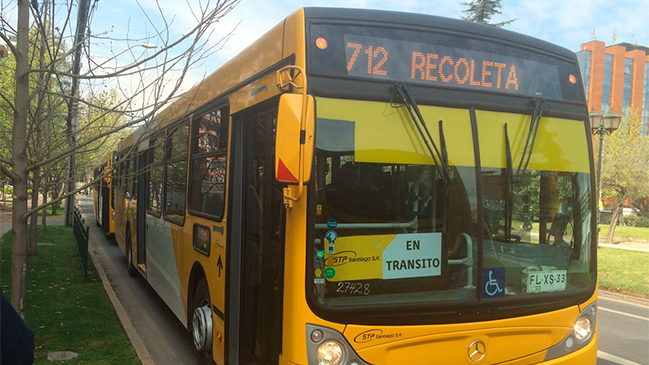 Conductores de Alsacia acusaron despidos por nuevo recorrido 712 de Transantiago