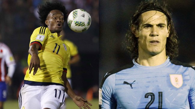 Colombia enfrenta al líder Uruguay en busca de acortar distancias rumbo a Rusia 2018