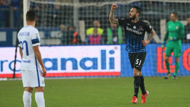 Mauricio Pinilla le dio victoria a Atalanta sobre Inter por la liga italiana