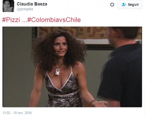 Chile empató sin goles con Colombia en Barranquilla y los usuarios en las redes sociales dieron rienda suelta a su creatividad, con memes sobre el intenso calor y las desafortunadas lesiones que mermaron el despliegue de la Roja. Chile empató sin goles con Colombia en Barranquilla y los usuarios en las redes sociales dieron rienda suelta a su creatividad, con memes sobre el intenso calor y las desafortunadas lesiones que mermaron el despliegue de la Roja.
