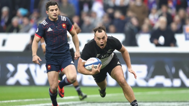 Los All Blacks vencieron por décima vez consecutiva a Francia Los All Blacks vencieron por décima vez consecutiva a Francia