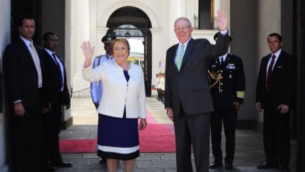   Presidente de Perú, Pedro Pablo Kuczynski, realiza visita oficial a Chile 