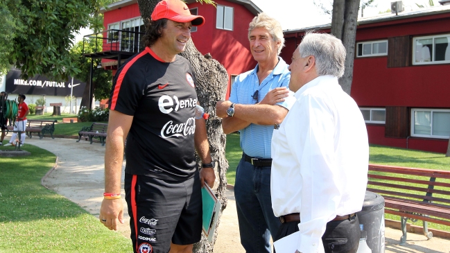 Manuel Pellegrini visitó a Juan Antonio Pizzi y Héctor Robles en Manuel Pellegrini visitó a Juan Antonio Pizzi y Héctor Robles en