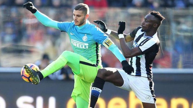 Inter de Milán derrotó a Udinese y completó cuatro triunfos seguidos en la liga italiana