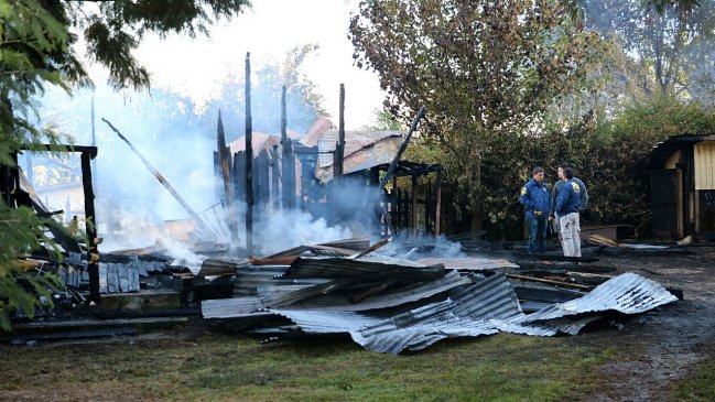 Ataque incendiario en Cañete deja un trabajador fallecido Ataque incendiario en Cañete deja un trabajador fallecido