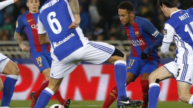 FC Barcelona derrotó a Real Sociedad y quedó a un paso de las semifinales de la Copa del Rey FC Barcelona derrotó a Real Sociedad y quedó a un paso de las semifinales de la Copa del Rey
