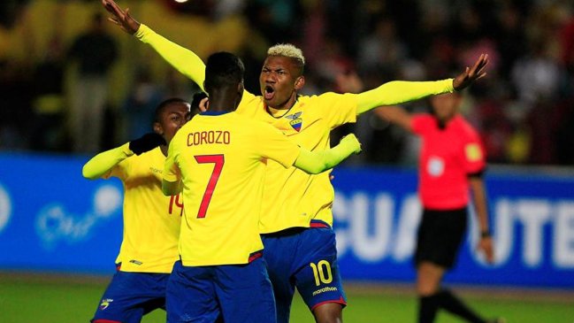 Ecuador dio vuelta su duelo ante Colombia y festejó en el Sudamericano sub 20 Ecuador dio vuelta su duelo ante Colombia y festejó en el Sudamericano sub 20