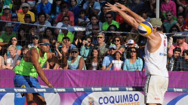 Los primos Grimalt cayeron en la final del Sudamericano de voleibol playa ante Brasil Los primos Grimalt cayeron en la final del Sudamericano de voleibol playa ante Brasil