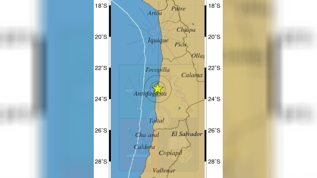 Temblor de mediana intensidad despertó a la Región de Antofagasta Temblor de mediana intensidad despertó a la Región de Antofagasta