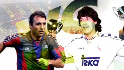   Iván Zamorano retó a Hristo Stoichkov en curiosa competencia 