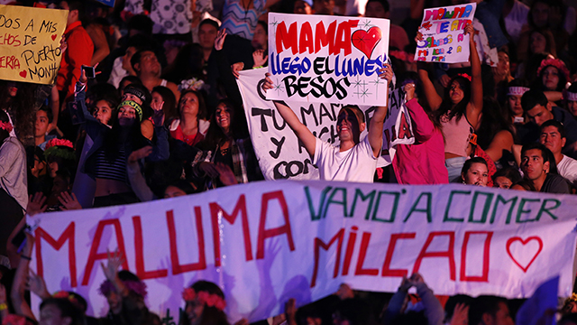 Los mejores piropos que recibió Maluma en Viña 2017 Los mejores piropos que recibió Maluma en Viña 2017