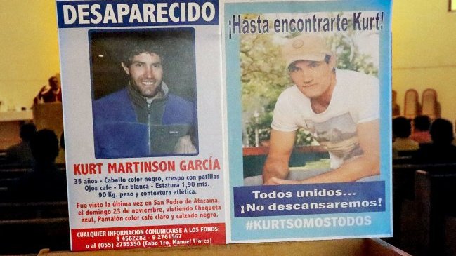 Corte ordenó reapertura de la causa que investiga desaparición de Kurt Martinson Corte ordenó reapertura de la causa que investiga desaparición de Kurt Martinson