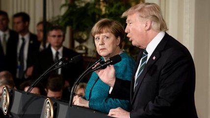   El sorprendente desaire de Donald Trump a Angela Merkel en la Casa Blanca 