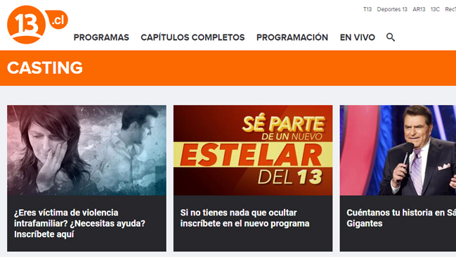 Particular casting de Canal 13 provocó indignación en redes sociales Particular casting de Canal 13 provocó indignación en redes sociales