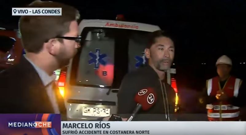 Marcelo Ríos respondió con poca amabilidad a periodista en vivo Marcelo Ríos respondió con poca amabilidad a periodista en vivo