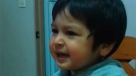 La inocencia de un niño ante el fuerte temblor de este lunes