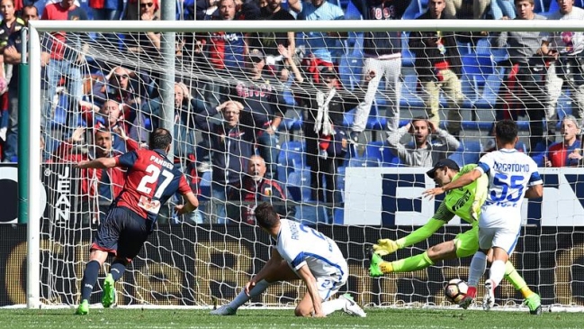 Inter de Gary Medel cayó por la mínima ante Genoa por la Serie A