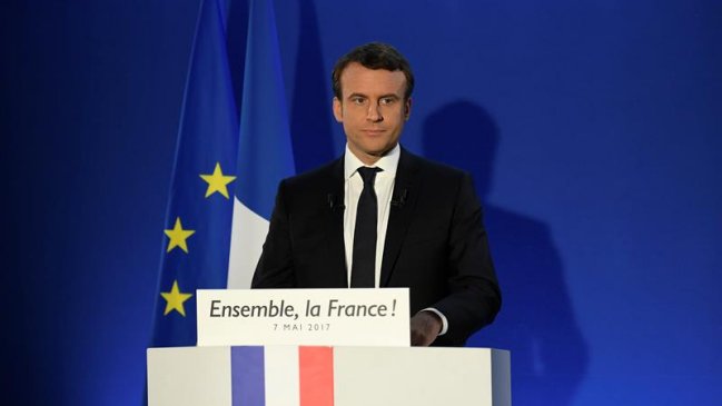Macron prometió trabajar por la unidad de los franceses en su primer discurso