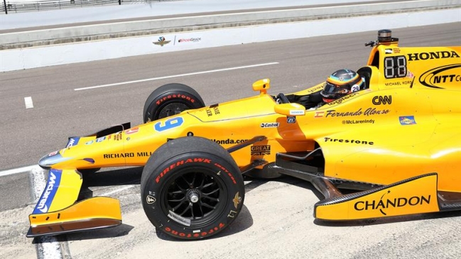 Fernando Alonso fue cuarto en tercera jornada de entrenamientos en Indianápolis Fernando Alonso fue cuarto en tercera jornada de entrenamientos en Indianápolis