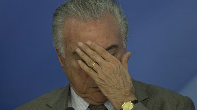 El Supremo de Brasil autorizó una investigación contra Temer