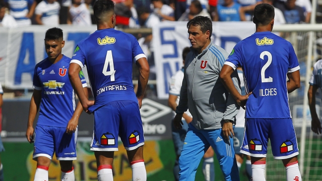 Esta es la formación que prepara Hoyos para el choque de U. de Chile ante San Luis Esta es la formación que prepara Hoyos para el choque de U. de Chile ante San Luis