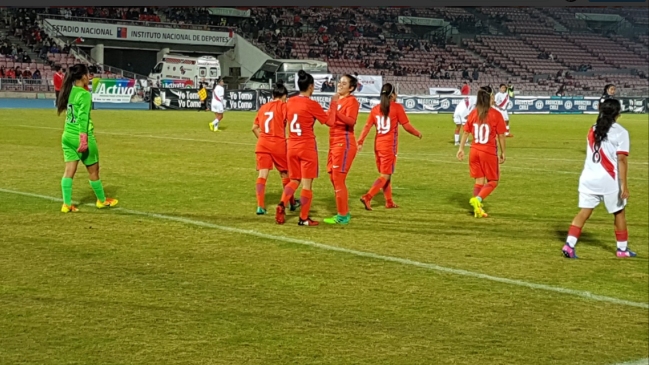 La selección femenina de Chile juega ante Perú un amistoso La selección femenina de Chile juega ante Perú un amistoso