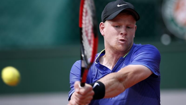 El británico Edmund terminó con el sueño del argentino Renzo Olivo en París El británico Edmund terminó con el sueño del argentino Renzo Olivo en París
