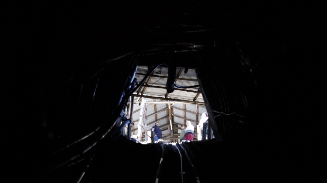 La situación de los mineros atrapados a 1.300 metros 