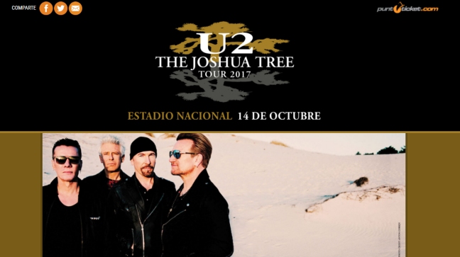 Sernac ofició a DG Medios y Superticket por show de U2 Sernac ofició a DG Medios y Superticket por show de U2