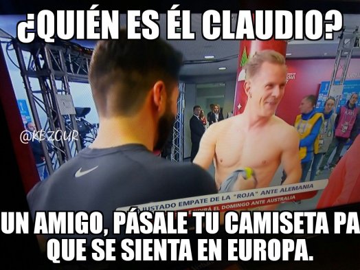 Este jueves, la selección chilena igualó 1-1 con Alemania por Copa Confederaciones y los fanáticos de la Roja se tomaron las redes sociales para comentar el duelo con sus memes. Este jueves, la selección chilena igualó 1-1 con Alemania por Copa Confederaciones y los fanáticos de la Roja se tomaron las redes sociales para comentar el duelo con sus memes.