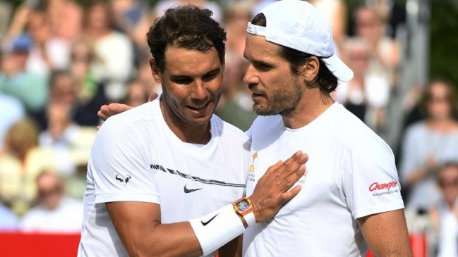 Rafael Nadal venció a Tommy Haas en la exhibición de Hurlingham Rafael Nadal venció a Tommy Haas en la exhibición de Hurlingham