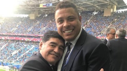   Maradona y Ronaldo se fundieron en un 