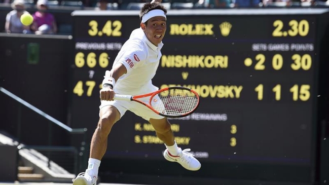 Kei Nishikori y Jo-Wilfried Tsonga avanzaron a la tercera ronda de Wimbledon Kei Nishikori y Jo-Wilfried Tsonga avanzaron a la tercera ronda de Wimbledon